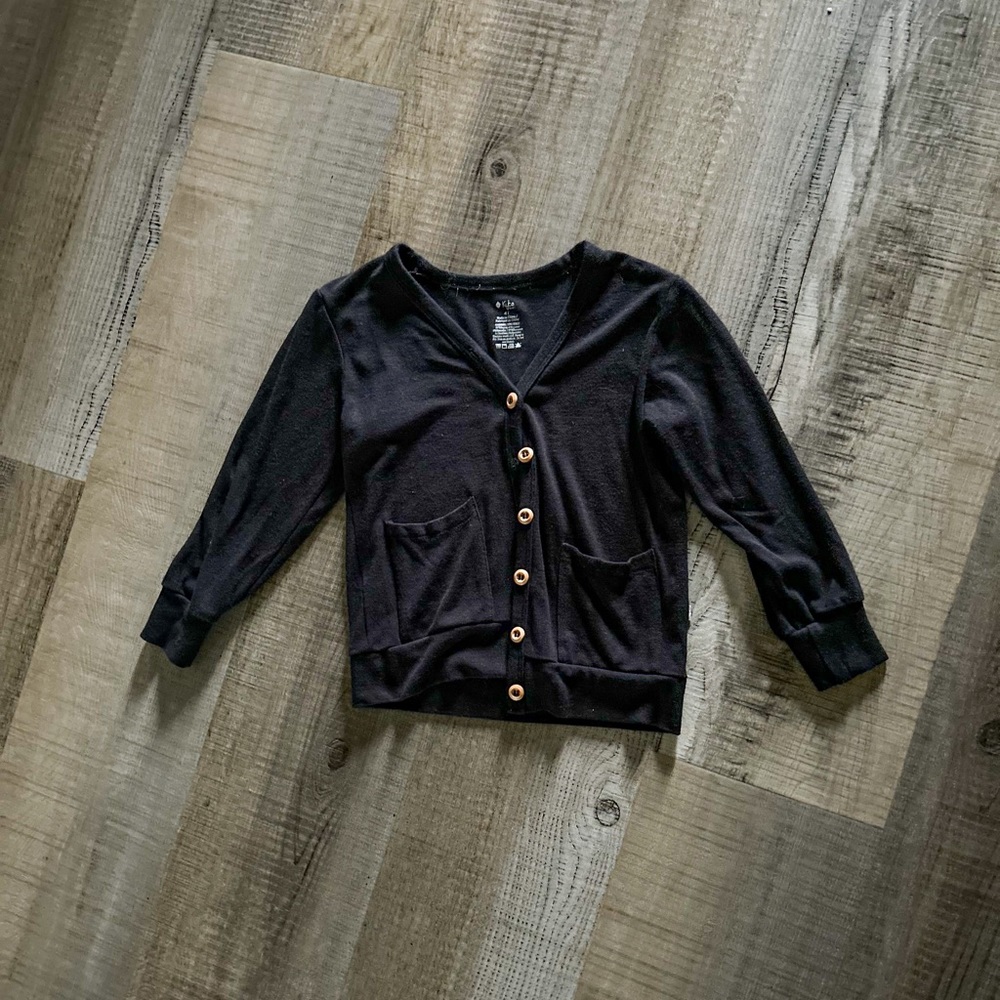 KyteBaby cardigan in Midnight Size 4t